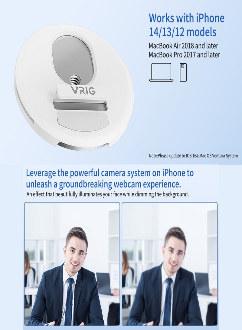 في ار اي جي حامل هاتف مغناطيسي محمول VRIG MG-12، حامل ثلاثي القوائم للهاتف مع سن لولبي 1/4 بوصة، بديل لهواتف iPhone 12/13/14، حامل كاميرا للهواتف الذكية وأجهزة Macbook - Image 3